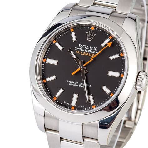 rolex milgauss images|Rolex Milgauss price used.